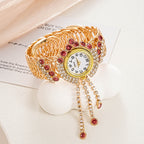 Vintage tassel quartz bracelet watch