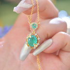 Ice Flower Zircon Lake Blue Butterfly French Copper Alloy Set