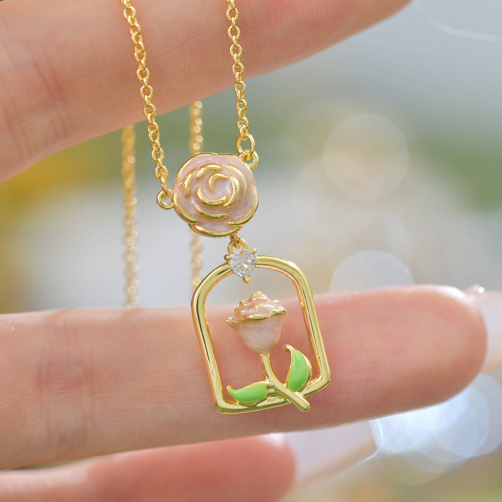 Rose Garden 3D Exquisite French Copper Alloy Set