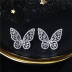 Butterfly-set Zircon Copper Alloy Set
