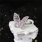 Butterfly-set Zircon Copper Alloy Set