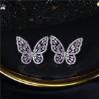 Butterfly-set Zircon Copper Alloy Set