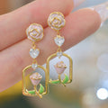 Rose Garden Three-Dimensional Exquisite French Copper Alloy Set