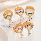 Vintage tassel quartz bracelet watch