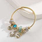 Vintage Pearl Flower Stainless Steel Bracelet