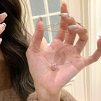 Rose Manor Pink Diamond Copper Alloy Necklace