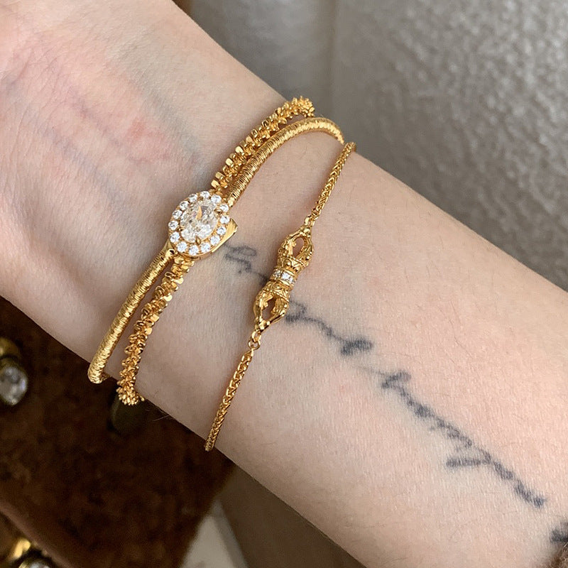 Exquisite and high-end Vajra copper alloy bracelet