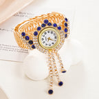 Vintage tassel quartz bracelet watch