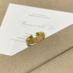 925 Sterling Silver Pink Enamel Flower Ring