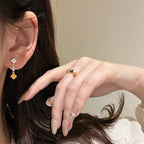 25 Sterling Silver Colored Four-Leaf Clover Dopamine Four-Leaf Clover Set