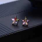 Stylish and cute crystal earrings with sparkling stars