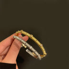 Brushed Zircon Bracelet Set