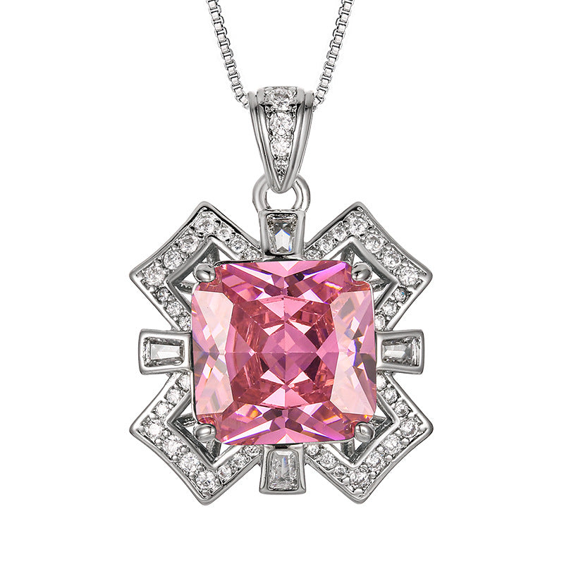 Colorful floral design powder zirconium copper alloy set