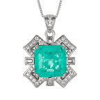 Paraiba Square Design Copper Alloy Set