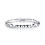 925 Sterling Silver High Carbon Diamond Full Diamond Stackable Ring