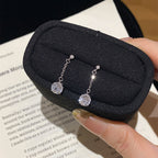 925 Sterling Silver Rose-Cut Colored Zircon Earrings