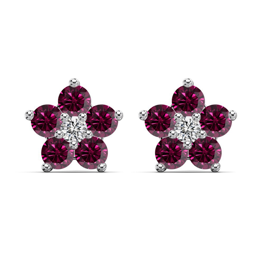 925银梅花造型圣诞配色简约套装