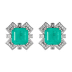 Paraiba Square Design Copper Alloy Set