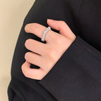 Brushed Zircon Bracelet Set