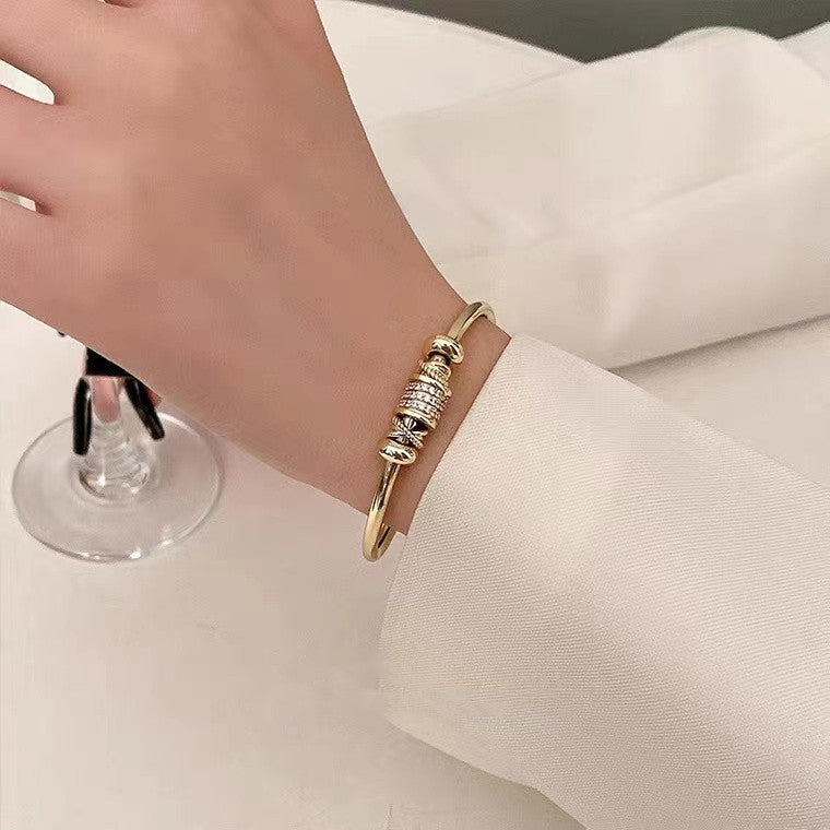 Adjustable waist premium copper alloy bracelet