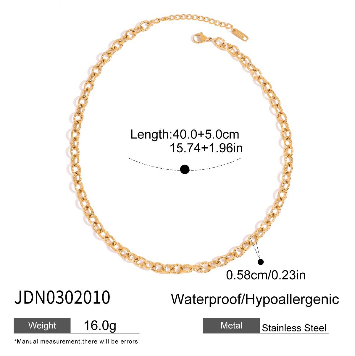 Pearl Luxury Stainless Steel Colorfast Necklace