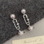 French Manta Rose Pearl Brooch Saturn Pull-Out Bracelet