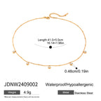 Pearl Luxury Stainless Steel Colorfast Necklace