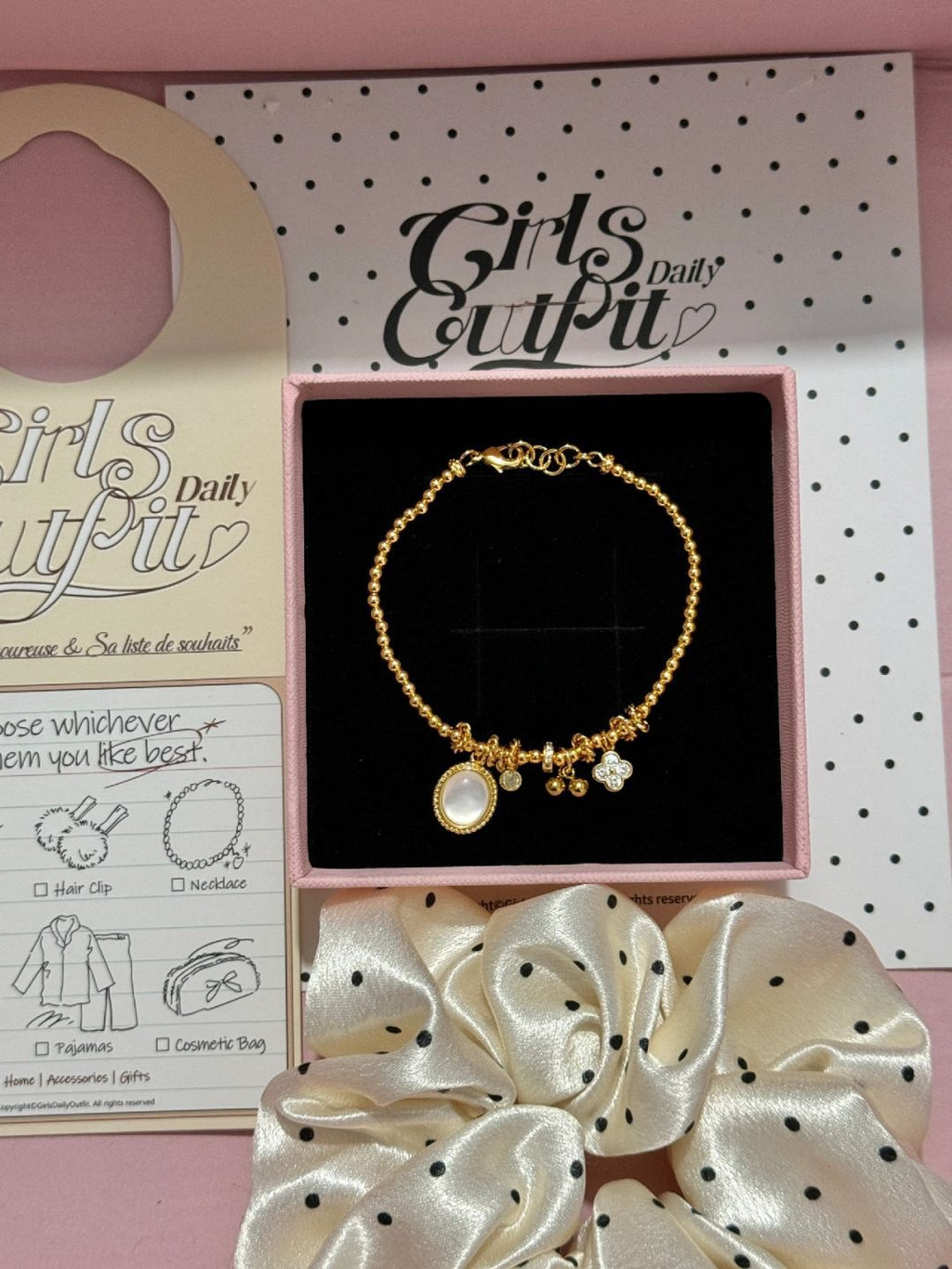 Lucky Ball Dragon Heart Coiled Copper Alloy Bracelet