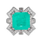 Paraiba Square Design Copper Alloy Set