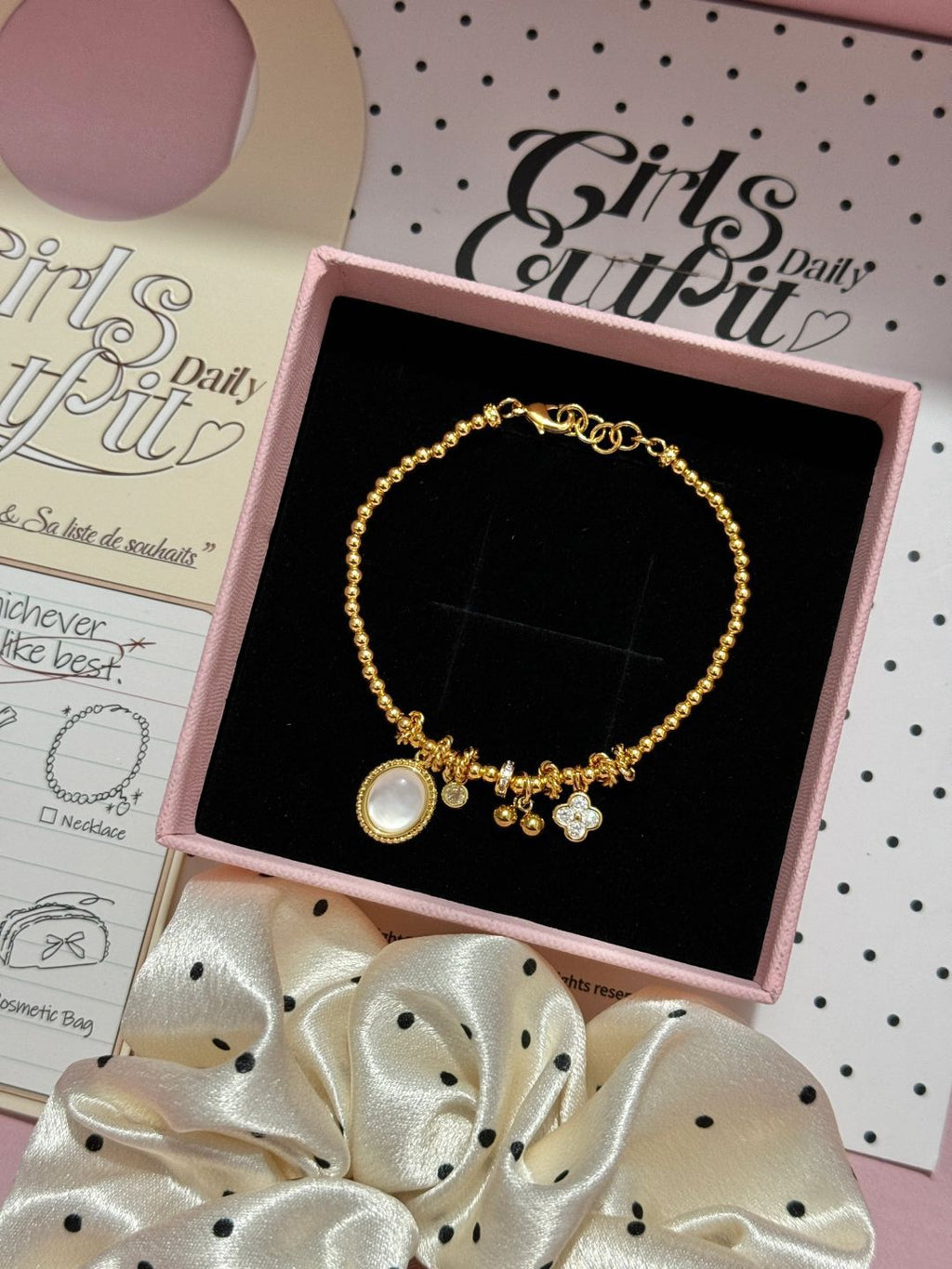 Lucky Ball Dragon Heart Coiled Copper Alloy Bracelet