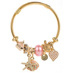 Vintage Starfish Shell Stainless Steel Bracelet