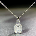 925 silver rock candy white high carbon diamond set