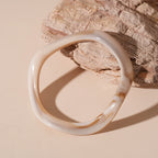 Acrylic Irregular Geometric Plain Circle Bracelet