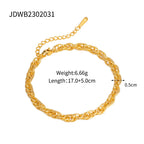 Evil Eye OT Buckle Non-fading Stainless Steel Bracelet