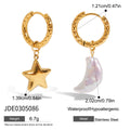Star Moon Stainless Steel Multi-Layer Stackable Necklace
