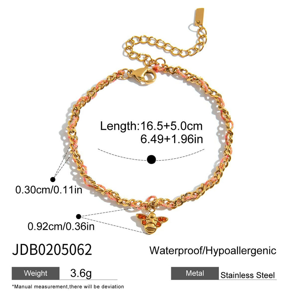 Evil Eye OT Buckle Non-fading Stainless Steel Bracelet