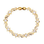 Copper Zircon Rainbow Fashion Copper Alloy Bracelet