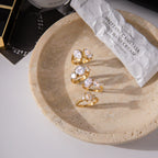 Zircon stainless steel non-fading ring