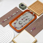 仲夏夜之梦红刚玉满钻铜合金套装