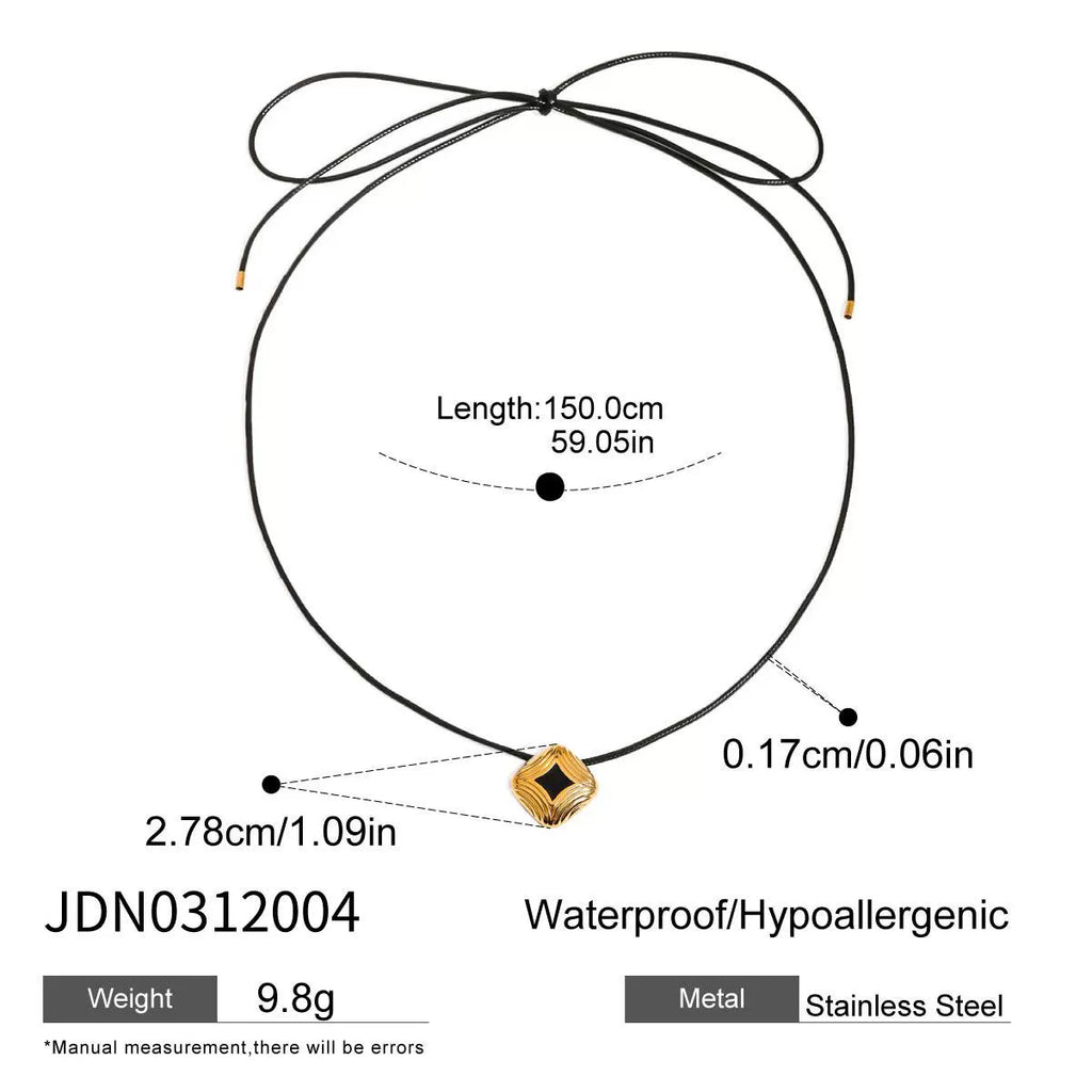 Oil-resistant and colorfast stainless steel jewelry set