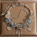 Vintage Dreamcatcher Heart Pendant Alloy Bracelet