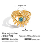 Evil Eye OT Buckle Non-fading Stainless Steel Bracelet