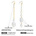 Pearl Tassel High-Grade Stainless Steel Earrings