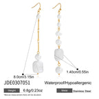 Pearl Tassel High-Grade Stainless Steel Earrings