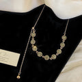 Coffee Gold Round Adjustable Copper Alloy Set